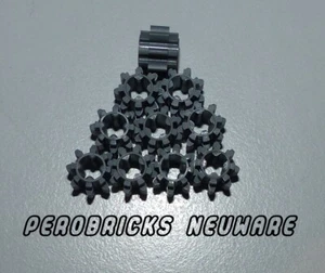 Lego Technic Technik 10 x Zahnrad 8 Zähne #10928 neu-dunkelgrau NEUWARE - Afbeelding 1 van 1