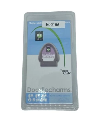 CRICUT Cartridge Doodlecharms Provo Craft Font Cartridge Complete in Box - Image 1 of 2