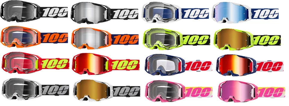 Óculos de proteção 100% armático adulto motocross motocicleta Mx bicicleta suja off road ATV Utv - Imagem 1 de 1