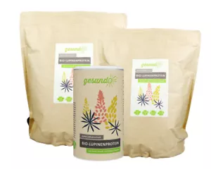 Bio Lupinenmehl - Lupinenprotein der weißen Süß-Lupine von gesundo 200 g Dose - Bild 1 von 10