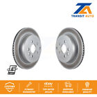 Rear Coated Disc Brake Rotors Pair For 2008-2012 Land Rover LR2 Land Rover LR2