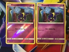 Pokemon Cards 2x Cosmog 64/149 Sun and Moon Reverse, Non Holo 2017 N/Mint