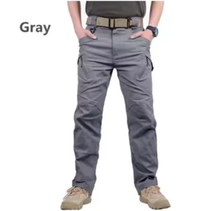 Mens Cargo Pants Work Combat Pants Outdoor Hiking Waterproof Trousers Tactical - Picture 1 of 44