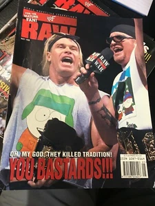 Revista WWF WWE RAW MAYO 1998 Billy Gunn Road Dogg Cubierta + Póster - Imagen 1 de 3
