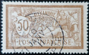 France Colony Alexandria N° 30 used Seal To Date - Imagen 1 de 2