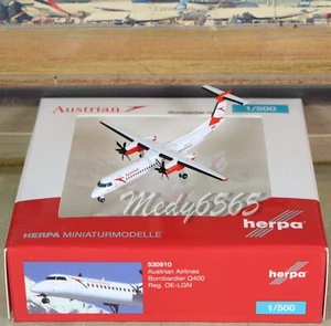 Herpa Wings Austrian Arrows Q400 (NG) "VERY RARE" 1/500 - Picture 1 of 3