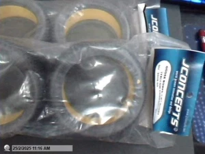 NEW Goose Bumps Tire Yellow x2pr suit 1/8 JConcepts Part #3008-00 - Picture 1 of 1