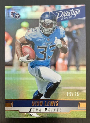 2019 Prestige Dion Lewis #165 Xtra Points 15/25 - Image 1 of 2