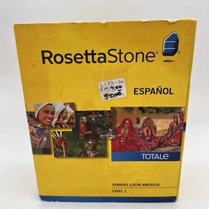 Rosetta Stone Espanol Spanish Latin America Level 1 Version 4 Box Sealed New - Picture 1 of 7