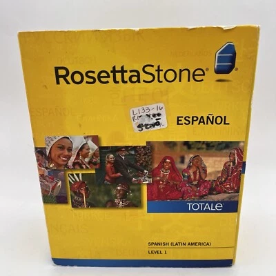 Rosetta Stone Espanol Spanish Latin America Level 1 Version 4 Box Sealed New - Image 1 of 4
