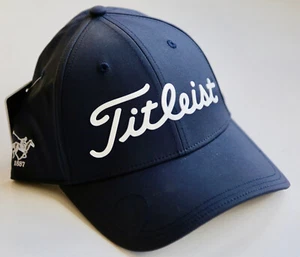 Titleist Golf Cap Hat Navy Blue With Magnet In Visor Polo Club - Picture 1 of 5