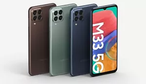 New&Sealed Samsung Galaxy M33(5G)256GB Dual SIM UNLOCKED Android Smartphone - Afbeelding 1 van 5