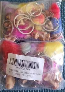 Yintlilocn 2~ 10/Pack TROLL DOLLS Keyring Crazy Color Hair Figurine ~ 20 TOTAL - Picture 1 of 4
