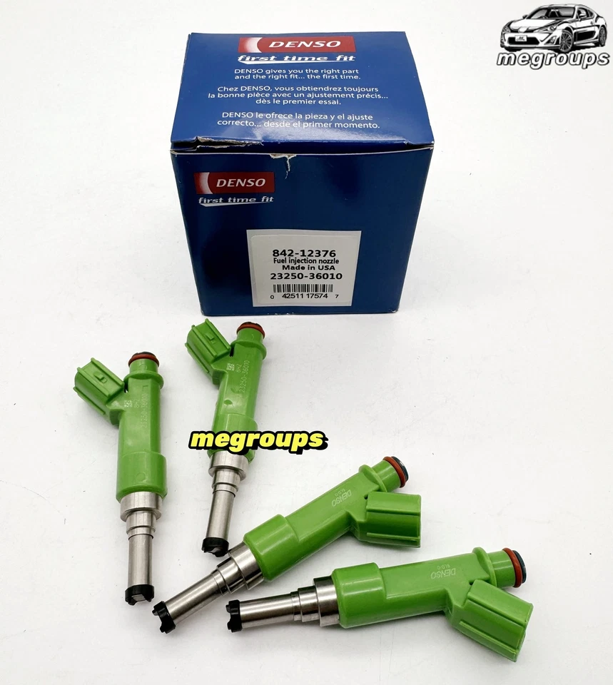 4X Denso 23250-36010 Fuel Injectors for 2009-2012 Toyota Camry RAV4 Highlander Foto 1 de 4