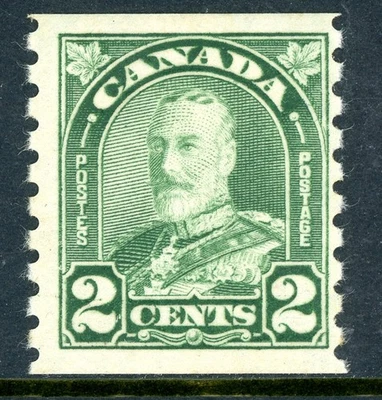 Canada 1930 Admiral 2¢ Dull Green Coil Scott #180 Mint O212 - Image 1 of 4