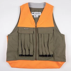 Columbia Hunting Vest Men's Medium Blaze Orange Game Pocket Shells Storage - Picture 1 of 12