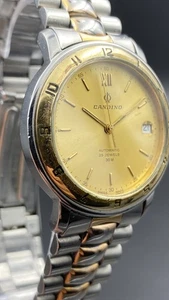 🇨🇭 Candino Automatic Watch ETA 2824-2 Swiss Made 25 Jewels 30m Men's Vintage - Picture 1 of 13