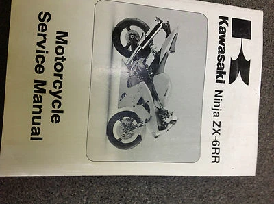 2004 Kawasaki Ninja ZX-6RR Zx 6RR Servicio Reparación Manual OEM 99924133301 - Imagen 1 de 3