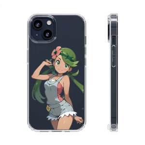 Mallow マオ Pokemon Anime Girl Clear Phone Case - Picture 1 of 94