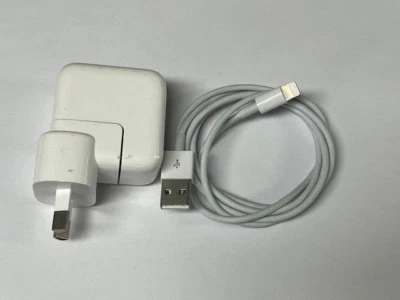 GENUINE APPLE 10W A1357 Wall Charger Adapter for iPad mini Air 3  iPhone 6 8 + - image 1 of 3