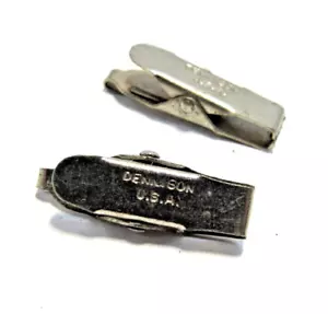 2 Clips Dennison Vintage Pequeña Miniatura Clip Colgador #F2 - Imagen 1 de 6