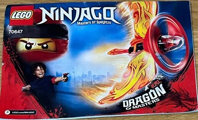 LEGO NINJAGO: Kai-Dragon Master (70647) 100% Complete. Never used. see descripti - image 1 of 4