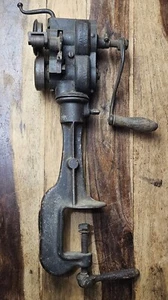 ANTIQUE STOW MFG CO. WIRING MACHINE TIN SMITH BLACKSMITH TOOL 1867 RARE CT USA - Imagen 1 de 16