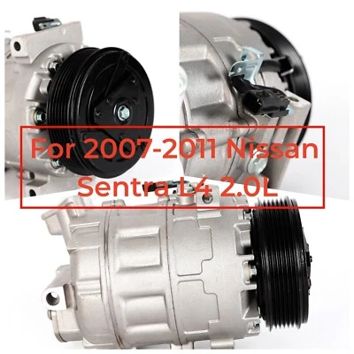 AC Compressor For Nissan Sentra L4 2.0L 2007 2008 2009 2010 2011 2012 CO 10871C - Image 1 of 4