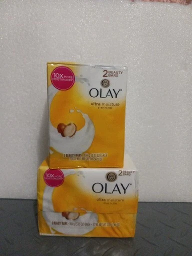Aceite de manteca de karité Olay 4 barras nuevo en paquete Foto 1 de 1