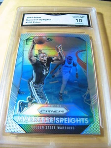 MAREESE SPEIGHTS MO BUCKETS WARRIORS 2015 PRIZM PRIZM # 230 GRADED 10 L@@@@K - Picture 1 of 1