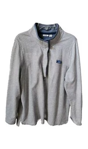 LL Bean Women's Heather Gray Full-Zip w/ buttons sweater Jacket Size 1X Plus - Picture 1 of 12