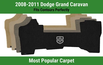 Alfombra delantera Lloyd Ultimat para Dodge Grand Caravan '08-11 con logotipo de insignia Dodge Foto 1 de 4
