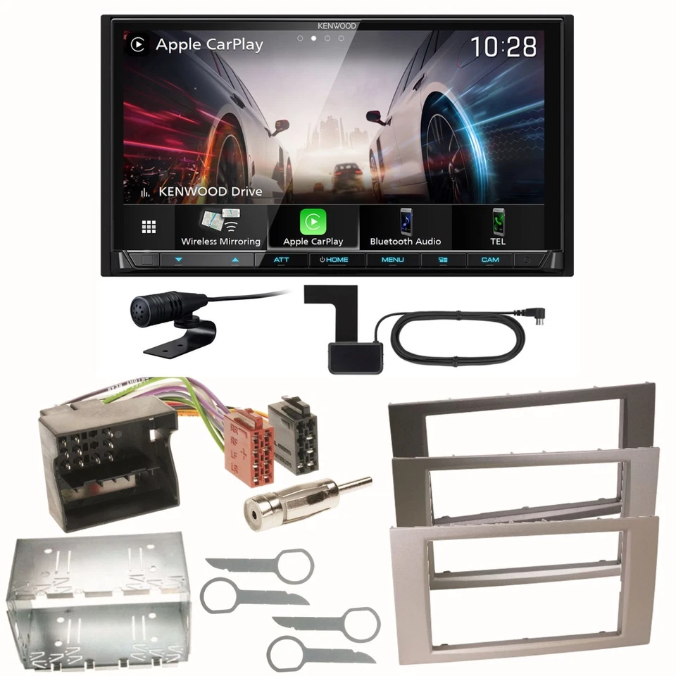 Kenwood DMX8021DABS Android Auto Einbauset für Ford Focus Fusion Galaxy S-Max - Bild 1 von 1