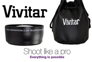 NEW PRO HD 2.2x TELEPHOTO LENS FOR PANASONIC DMC-GX1K DMC-GX1 - Picture 1 of 3