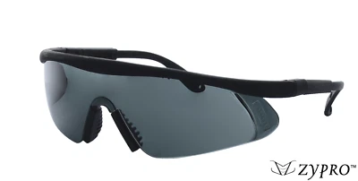 BBS SAFETY 12 PAIR PACK Protective Safety Glasses Gray Lens Adjustable Temple Eyewear Work