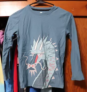 Tea Collection Langarm T-Shirt Dragon Navy Youth Größe 8 - Bild 1 von 5