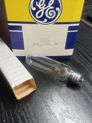 NEW GE 15watt 120v Clear Screw Base Light Lamp Bulb #13390 15T6 *FREE SHIPPING* - Image 1 of 2