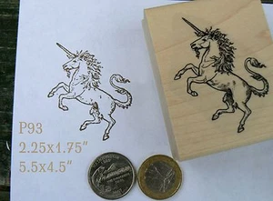 P93 Unicorn rubber stamp wm - Bild 1 von 1