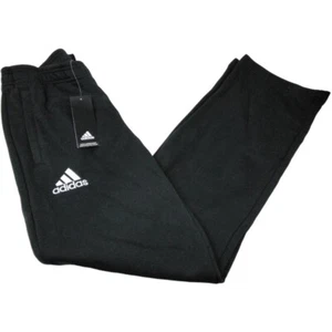 Adidas Fleece Pants Boys Large Black - Picture 1 of 3