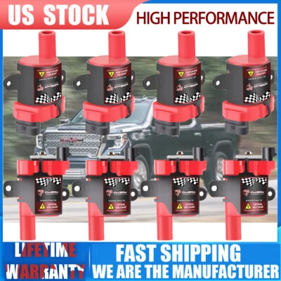 8Ignition Coil Pack for Chevy Silverado 1500 2500 GMC Sierra 1999 2000 2001-2007 - Image 1 of 4