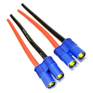 RCP (2) EC8 FEMALE LEADS HEAVY 8awg WIRE - Picture 1 of 19
