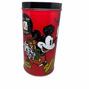 Disney Mickey Mouse Holiday Tin Container 7in Kiels Gift Metal Limited Storage - Picture 1 of 10
