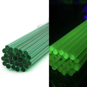 Lot Czech Lampwork uranium green glass rods Beadmaking 1 kg or 2,2 lb - Picture 1 of 3