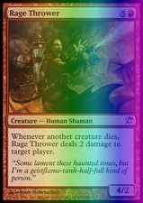 Magic the Gathering MTG Rage Thrower (157) Innistrad   LP FOIL