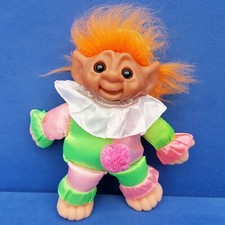 TROLL CLOWN ZAUBERTROLL FIGUR AUFSTELLFIGUR WALDTROLL 25 CM 80ER JAHRE VINTAGE