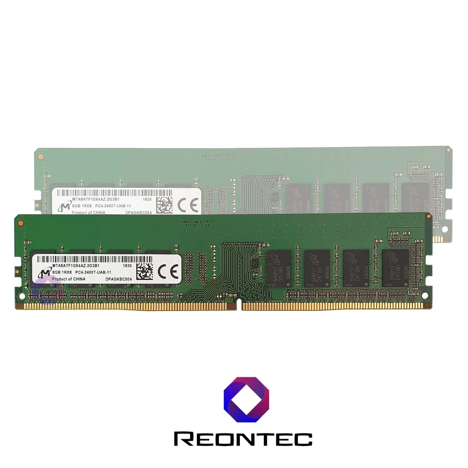 8GB RAM PC Micron PC4 - 19200 DDR4 2400T MTA8ATF1G64AZ-2G3B1 1Rx8 - Immagine 1 di 1