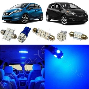 6x Blue Interior LED Light Package Kit fits 2014-2017 Nissan Versa Note NV1B - Picture 1 of 1
