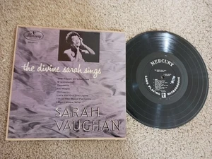 Sarah Vaughn The Divine Sara Sings 10 Inch Lp MG 25223 Vocal Jazz, Tested - Picture 1 of 16