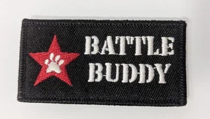 Battle Buddy International Iron On Patch Working Service Dog 3" x 1.75" - Picture 1 of 4