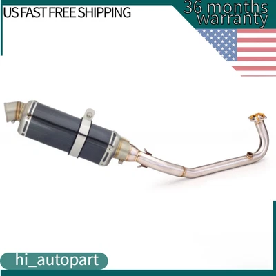 Sistema de escape completo silenciador antideslizante en tubo DB Kill para Honda Grom 125 2013-2025 Foto 1 de 4